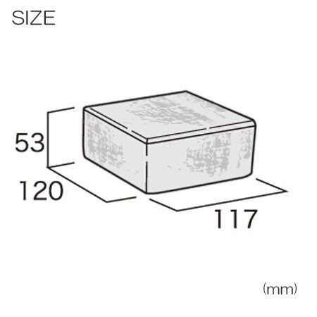 ガラスブロック 屋外壁 間仕切壁 ベネチアン ガラスブリック ハーフ コバルトブルー 1個単位 117×120×53mm イタリア 輸入品｜au  PAY マーケット