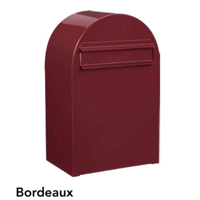 ポスト 郵便受け 郵便ポスト デザインポスト ボンボビ ボルドー 前入れ後出し 鍵付き スタンド対応 集合住宅対応の通販は 32,035円