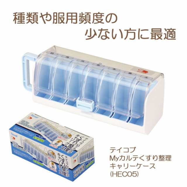 テイコブ Myカルテくすり整理キャリーケース HEC05 幸和製作所 取っ手付き 薬 管理 高齢者 便利 コンパクト プレゼント 贈り物｜au PAY  マーケット