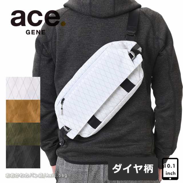 エースジーン ボディバッグ スリングバッグ ace.GENE ワンショルダー クロスリングX X-PAC素材 68037 メンズ レディース  タブレット収納 ｜au PAY マーケット