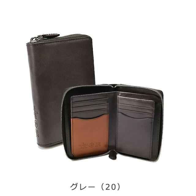 ガレリア ラ la GALLERIA 財布 二つ折り エンブレーマ メンズ ラウンド