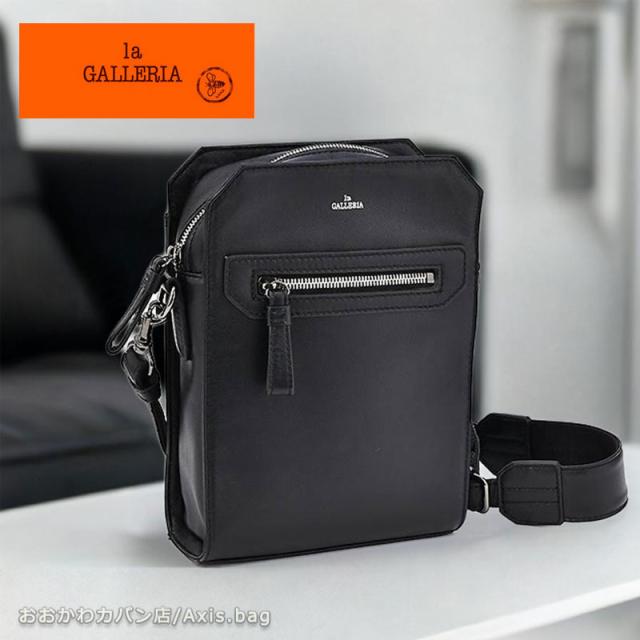 青木鞄 ミニショルダー バッグ ラ ガレリア la GALLERIA テット Tetto 2744 ブラック メンズ 山羊革 ゴートレザー コンパクト(北海道沖縄/離島別途送料) 正規取扱店