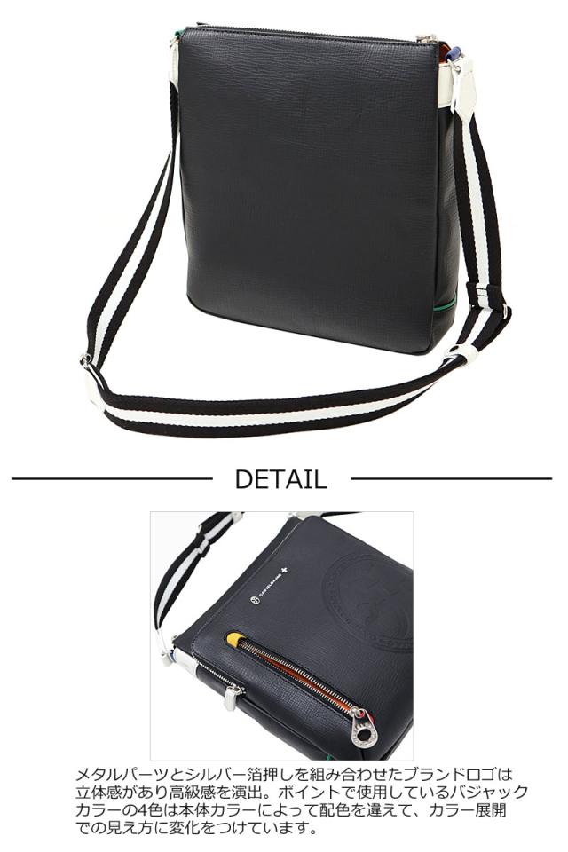 CASTELBAJAC カステルバジャック ショルダーバッグ 日本製 牛革 デンス