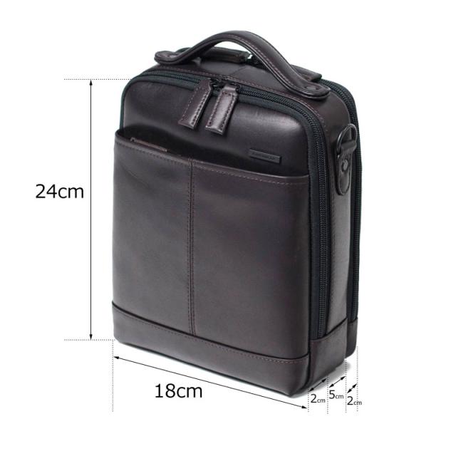 レザーショルダーバッグ 縦型 018132 KARUWAZA 軽業 カルワザ ウィング