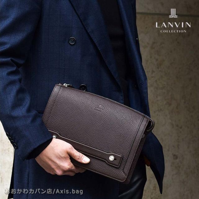 ランバン コレクション LANVIN COLLECTION コトー レザークラッチバッグ ミニ 2WAY ショルダーバッグ 日本製 本革 牛革 メンズ 結婚式 冠婚葬祭 慶事 セカンドバッグ クラッチバッグ フォーマル 283101
