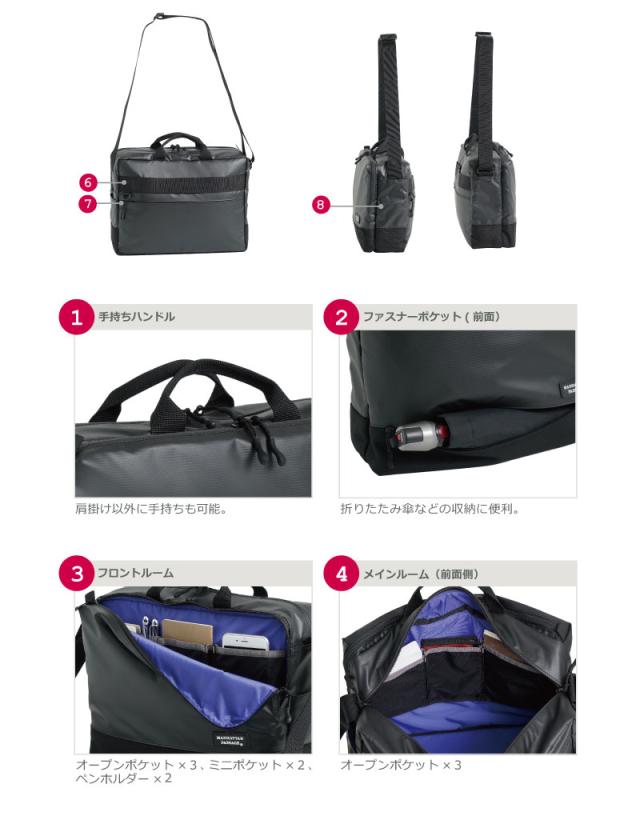 マンハッタンパッセージ MANHATTAN PASSAGE 2WAYショルダーバッグ