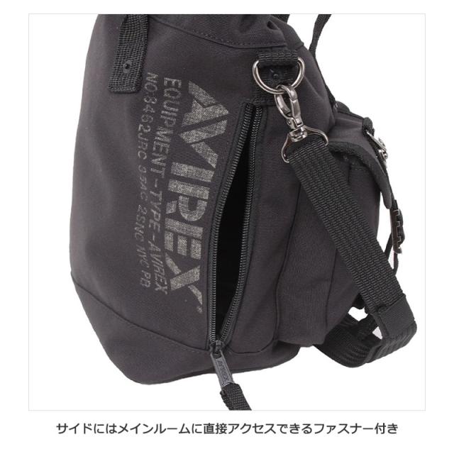 AVIREX アヴィレックス イーグル 2WAYツールミニバッグ ショルダー 巾着 トート AVX3530 メンズ レディース ブランド 人気 ミリタリー(北海道沖縄/離島別途送料) 正規取扱店_4