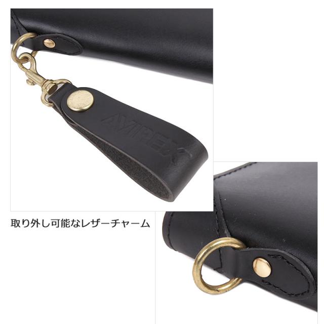 アビレックス アヴィレックス AVIREX ラウンドファスナー長財布 FAHNE2 ファーネ2 ax9302 トップガン 　メンズ バイカー　ミリタリー 人気 ブランド(北海道沖縄/離島別途送料) 正規取扱店_3