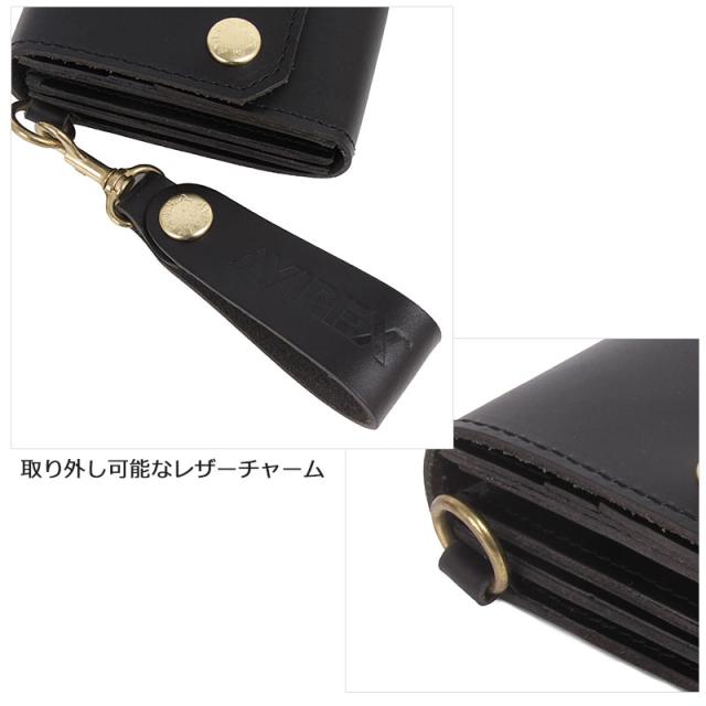 アビレックス アヴィレックス AVIREX かぶせ長財布 FAHNE2 ファーネ2 ax9303 トップガン 　メンズ バイカー　ミリタリー 人気 ブランド(北海道沖縄/離島別途送料) 正規取扱店_3