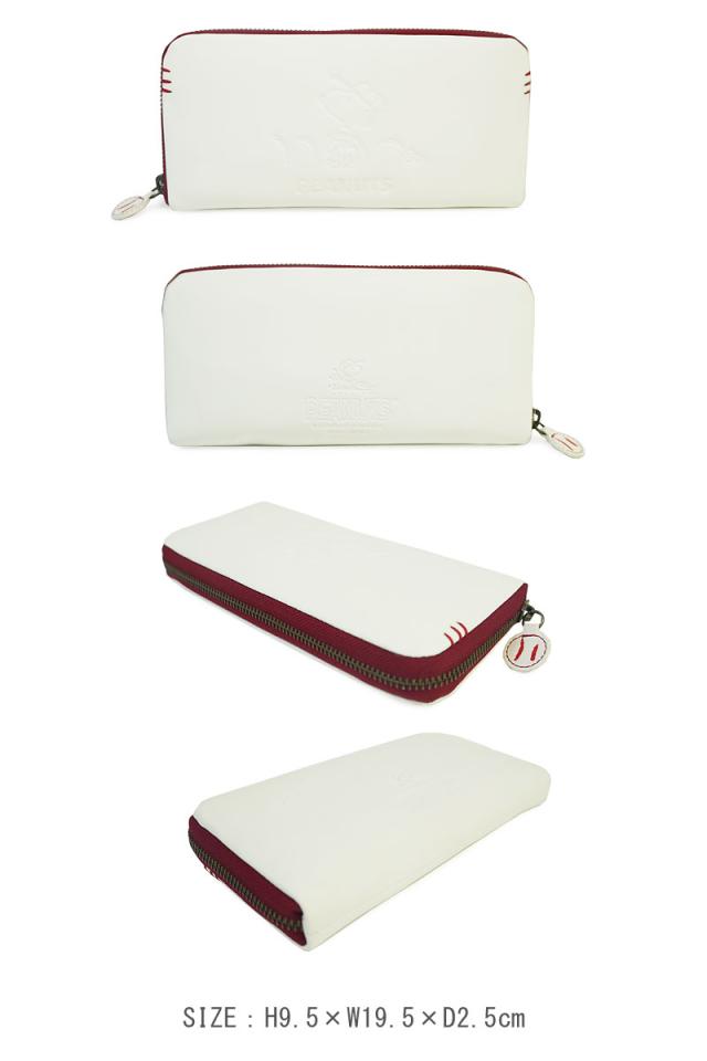 ピーナッツ PEANUTS スヌーピー SNOOPY ラウンドファスナー長財布 BALL