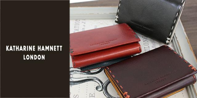 キャサリンハムネット ロンドン KATHARINE HAMNETT LONDON 3つ折り財布
