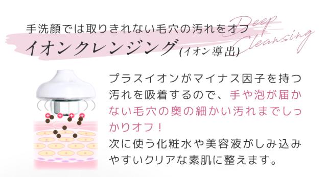 ポイントアップ中！【ハローキティ 美顔器 NEW 美ルル クラッシィ 】母の日 超音波 角栓 イオン導入 イオン導出 光エステ LED クレンジング 充電式 美肌 毛穴ケア 毛穴汚れ サンリオ プレゼント 送料無料・海外使用可能・返品保証・ belulu classy ギフトラッピング無料_5