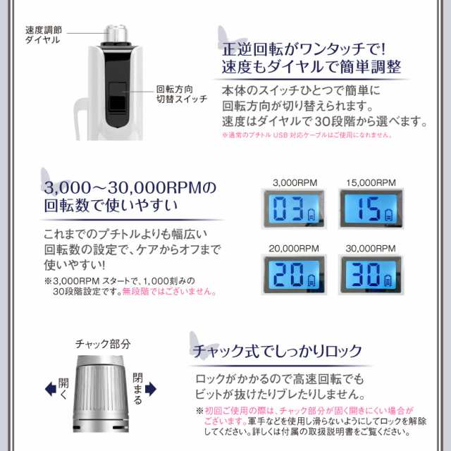 最新 ネイルマシン プチトルvista ジェルネイル ネイルオフ スカルプ Petitorの通販はau Pay マーケット 綺麗堂