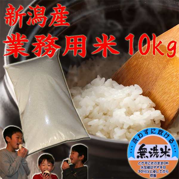 新米 令和5年 無洗米 10kg 新潟産 業務用 米 10kg 訳あり米 10kg