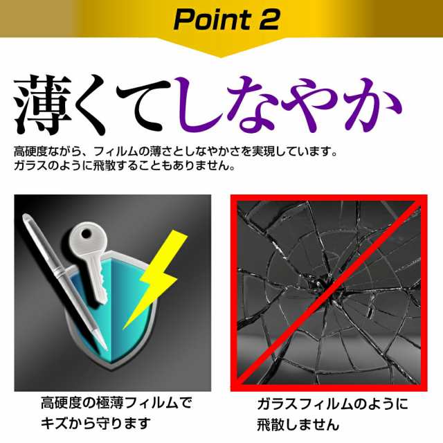 トヨタ ノア   ヴォクシー (4代目・90系) 14型 リアモニター V14T-R72R 液晶保護 フィルム 強化ガラス と 同等の 高硬度9H メール便送料無料