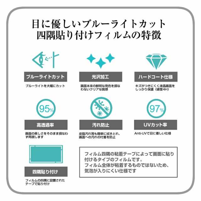 TVS REGZA 55M550M [55インチ] 液晶テレビ保護パネル 55型 ブルーライトカット メール便送料無料の通販は