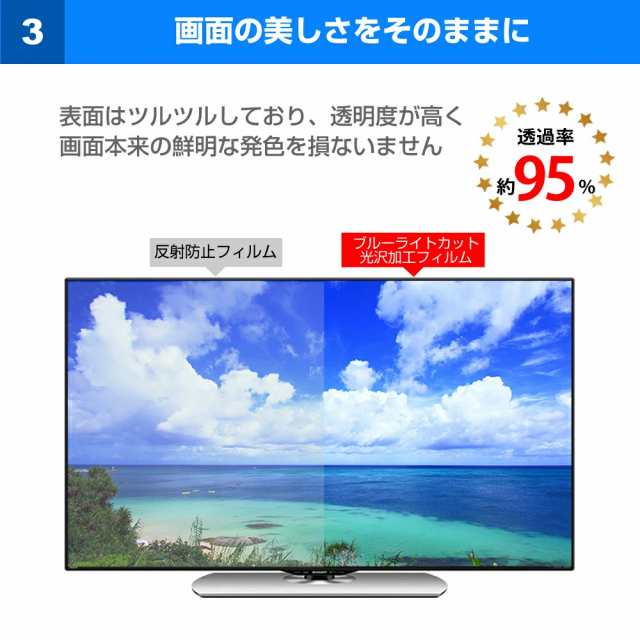TVS REGZA 55M550M [55インチ] 液晶テレビ保護パネル 55型 ブルーライトカット メール便送料無料の通販は