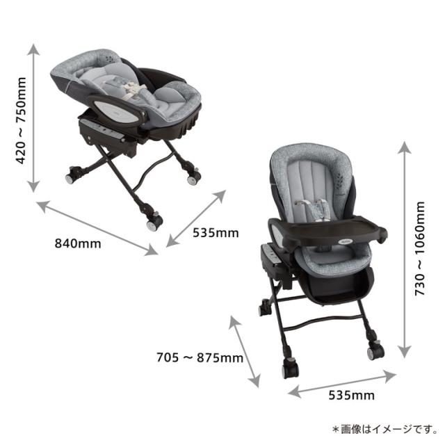 アップリカ ユラリズム オート プレミアム AC Aprica ハイローベッド 