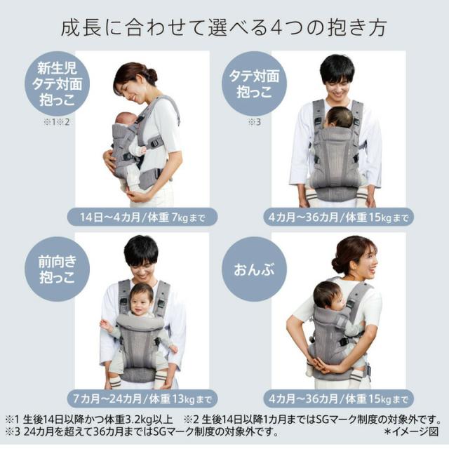 Aprica アップリカ ラクリス AB 抱っこ紐 Laclis 新生児から3歳まで