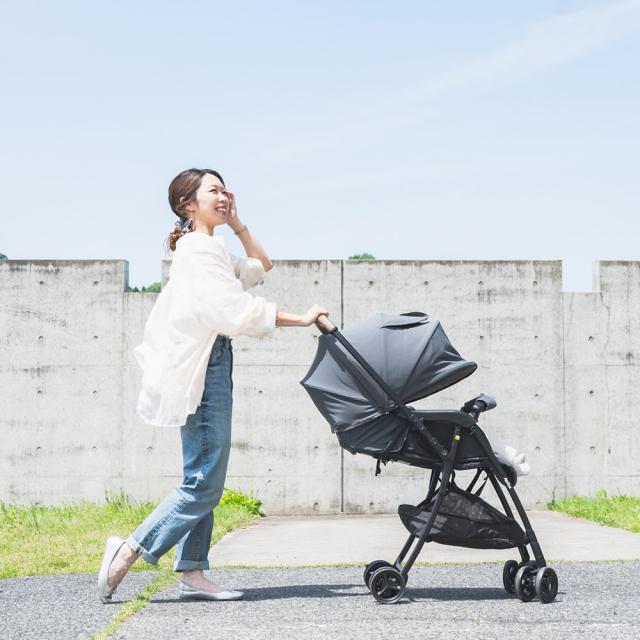 アップリカ Aprica カルーンエアーメッシュAC karoon Air mesh A型ベビーカー 即納 生後1ヶ月の新生児から3歳まで 両対面 正規品 送料無料