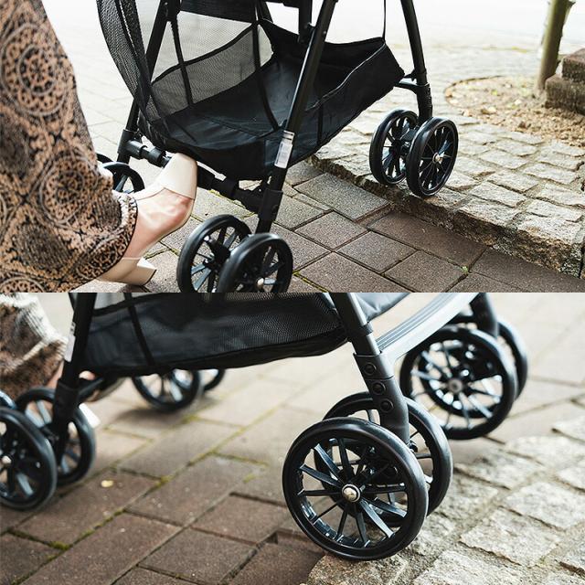 コンビ Combi Acbee plus MA ベージュ グレー ベビーカー 即納