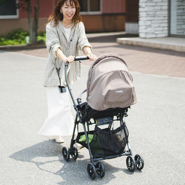 コンビ ベビーカー スゴカル air エッグショック MN グレージュ 新品レンタル】コンビ スゴカル air エッグショック MN