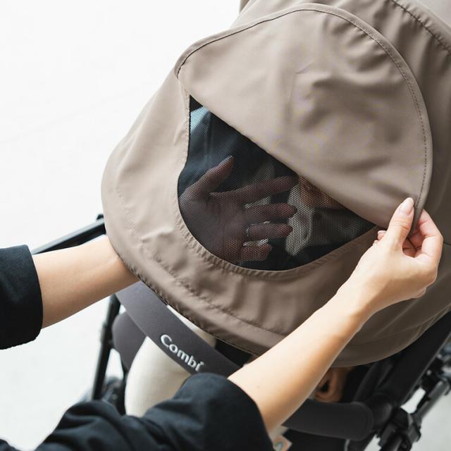 コンビ Combi スゴカル air エッグショック MN グレージュ