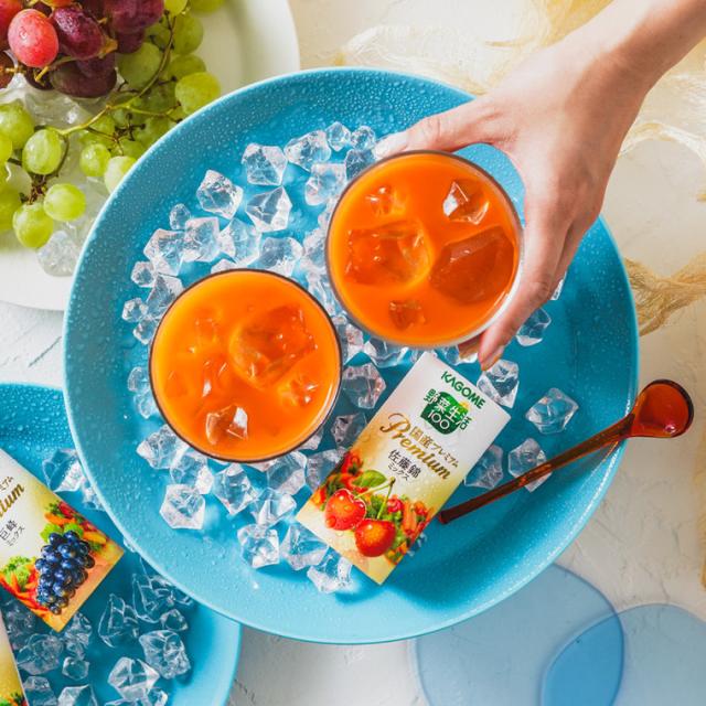 カゴメ ギフト 野菜生活100 国産プレミアム フルーツジュース14本入　3箱 カゴメ ギフト 野菜生活100 国産プレミアム フルーツジュース14本入 3箱