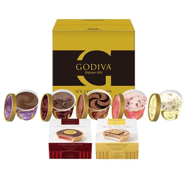 ホワイトデー 高級 プレミアム ギフト 送料無料 GODIVA ゴディバ アイス＆タルトグラッセ 8個入 ギフトセット メーカー直送 内祝い 出産内祝い 誕生日プレゼント バレンタインの通販は