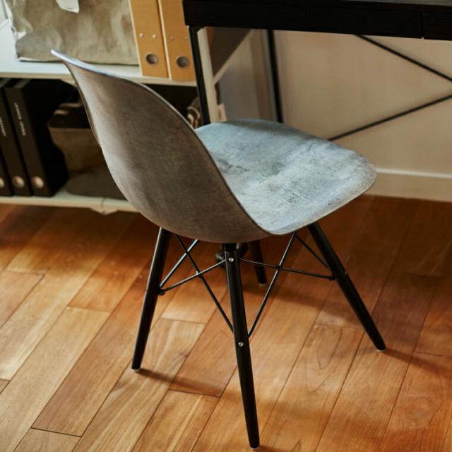 ダイニングチェア 東谷 シュタイン チェア CL-895GY 送料無料 メーカー直送 チェア チェアー 椅子 イス いす リプロダクト イームズチェア DSW ダイニング 食卓 リビング 1人掛け アームレス 肘無し モルタル柄