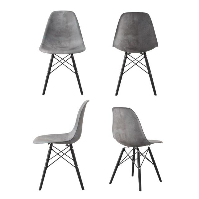 ダイニングチェア 東谷 シュタイン チェア CL-895GY 送料無料 メーカー直送 チェア チェアー 椅子 イス いす リプロダクト イームズチェア DSW ダイニング 食卓 リビング 1人掛け アームレス 肘無し モルタル柄