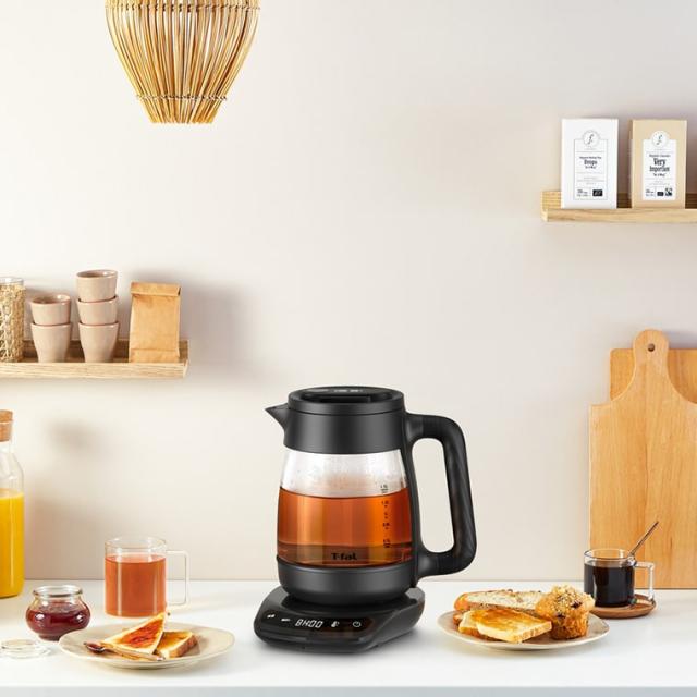 ティファール T-fal 電気ケトル テイエール ロック コントロール 1.5L BJ8158JP 送料無料 ケトル 茶こし付き 煮出し 保温 温度調節 40-100度 緑茶 紅茶 ミルク 転倒お湯漏れロック機能 電気ポット 湯沸かし器_7