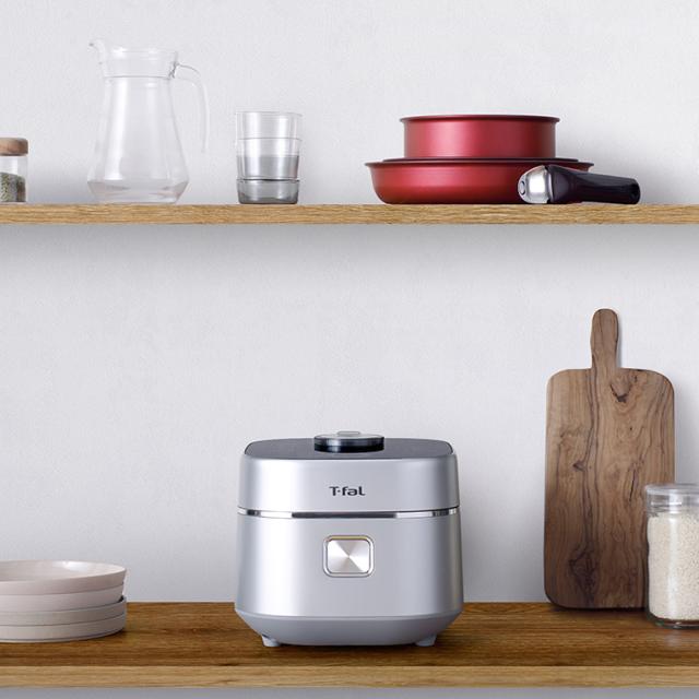 ティファール T-fal ザ・ライス 遠赤外線3DIH炊飯器 5.5合 シルバー