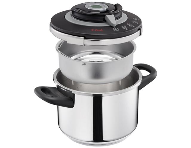 ★ ティファール　T-fal　圧力鍋　6リットル　IH対応　未使用　汚れあり★ 圧力鍋 ティファール T-faL エクスペリエンス＋ 圧力なべ ih ガス 6l