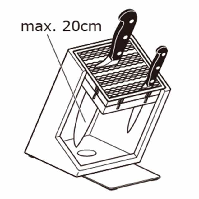 WMF バンブーナイフブロック W1893854500 送料無料 / 竹製 ナイフ 包丁 15本 キッチンバサミ 収納 包丁立て 包丁スタンド ナイフスタンド