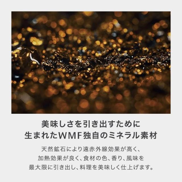 WMF ヴェーエムエフ フュージョンテック ミネラルプロ ハイキャセロール 16cm IH対応 ガス火対応 送料無料 / 深型 両手鍋 寸胴鍋 蓋付き ふた付き ガラス蓋 無水料理 煮込み 揚げ物 小さめ 食洗機対応 オーブン対応 調理器具 10年保証 JGS_2