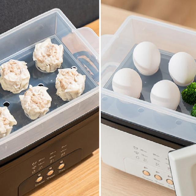 送料無料 PRISMATE プリズメイト サラダチキンメーカー グランデ PR-SK044 サラダチキン ゆで卵 蒸し野菜 蒸し器 フードスチーマー スチームクッカー 炊飯器 2合 低糖質 高たんぱく キッチン家電 調理家電_2