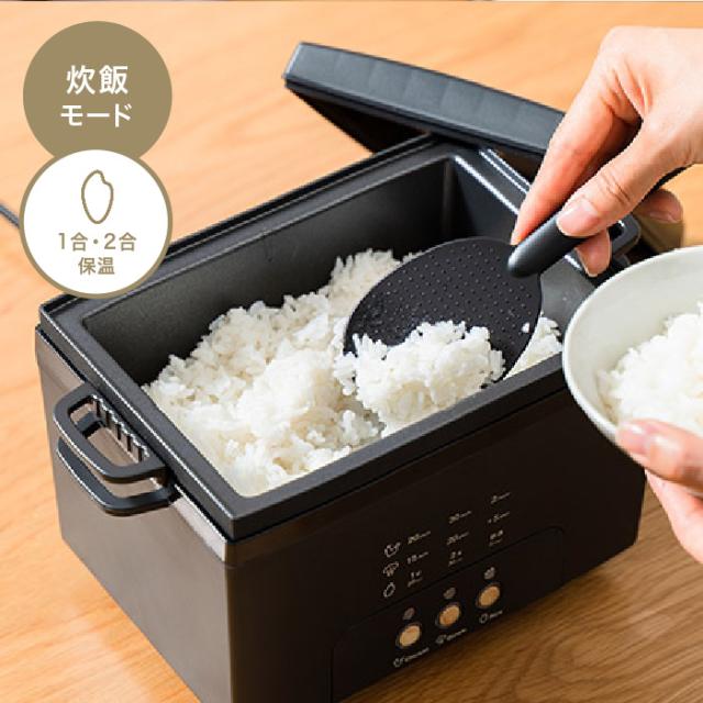 送料無料 PRISMATE プリズメイト サラダチキンメーカー グランデ PR-SK044 サラダチキン ゆで卵 蒸し野菜 蒸し器 フードスチーマー スチームクッカー 炊飯器 2合 低糖質 高たんぱく キッチン家電 調理家電_7