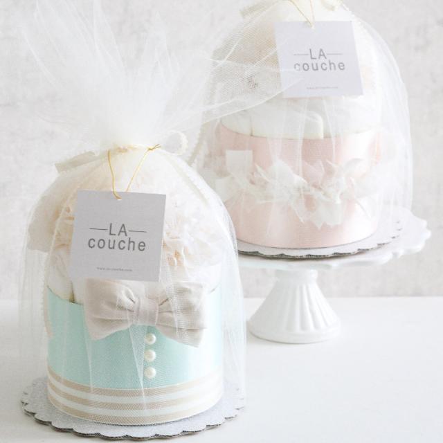 おむつケーキ 出産祝い 男の子 女の子 ラクーシュ・アミュレット Amulette クラウンorボウタイ付き 送料無料 メーカー直送 オーガニック ダイパーケーキ 1段 アクセサリー ベビーシャワー 安産祈願 Sサイズ オーガニックコットン ナチュラルムーニー_7