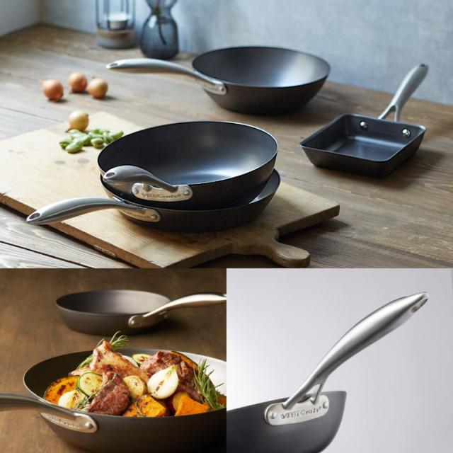 ビタクラフト スーパー鉄 ウォックパン 24・28cm 2個セット スーパー鉄