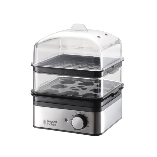 送料無料 ラッセルホブス Russell Hobbs ミニスチーマー 7910JP 蒸し器 電気 電動 フードスチーマー 蒸し料理 ゆで卵メーカー 電気蒸し器 スチームクッカー せいろ キッチン家電_9