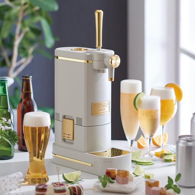 送料無料 Toffy トフィー ビアカクテルサーバー K-BE1-RB K-BE1-GE ビールサーバー 家庭用 ビアサーバー 生ビールサーバー 缶ビール 350ml 500ml 乾電池 アウトドア 持ち運び 誕生日プレゼント_1