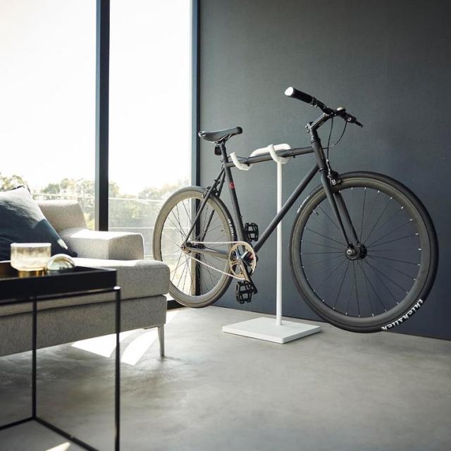 山崎実業 tower 自転車スタンド タワー 収納 送料無料 1965 1966 ホワイト ブラック 1台 ディスプレイスタンド サイクルスタンド 自転車置き 屋内 室内 自転車ラック タワーシリーズ_6