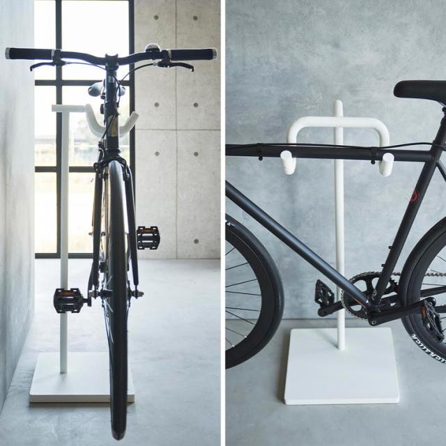 山崎実業 tower 自転車スタンド タワー 収納 送料無料 1965 1966 ホワイト ブラック 1台 ディスプレイスタンド サイクルスタンド 自転車置き 屋内 室内 自転車ラック タワーシリーズ_7