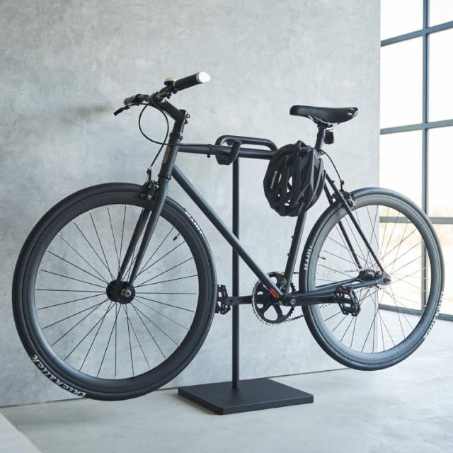 山崎実業 tower 自転車スタンド タワー 収納 送料無料 1965 1966 ホワイト ブラック 1台 ディスプレイスタンド サイクルスタンド 自転車置き 屋内 室内 自転車ラック タワーシリーズ_1