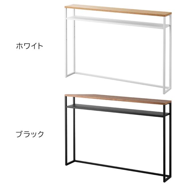 山崎実業 tower 棚板が動く後付けヘッドボード タワー 公式 1682 1683 ホワイト ブラック 送料無料 幅100 スチールラック コンソールテーブル サイドテーブル 寝室 本棚 オープンラック タワーシリーズ_15
