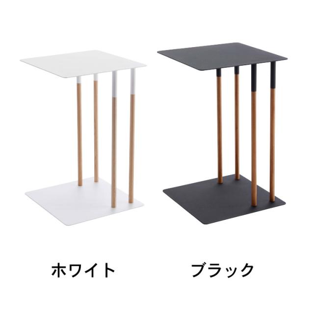 山崎実業 PLAIN プレーン 差し込みサイドテーブル ホワイト ブラック 4803 4804 送料無料 寝室 リビング タワーシリーズ_5