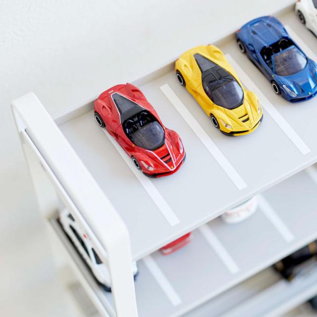 tower 山崎実業 タワー ミニカー＆レールトイラック ホワイト ブラック 5018 5019 送料無料 おもちゃ収納 おもちゃラック タワーシリーズ 子ども_5