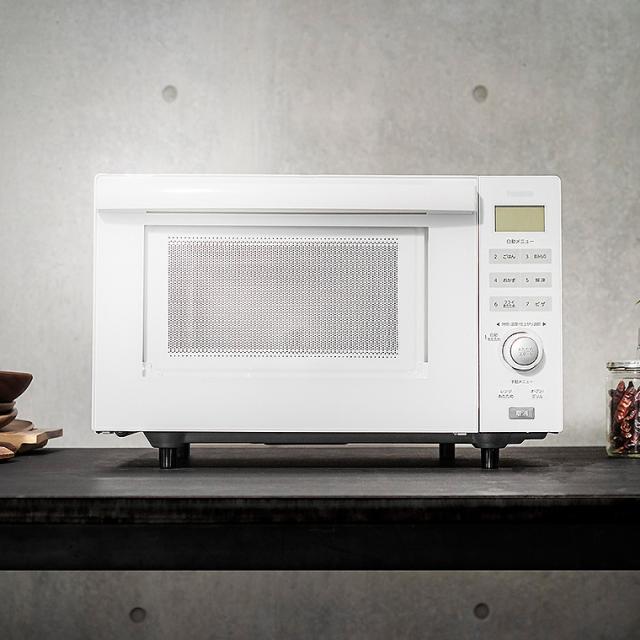 ツインバード センサー付フラットオーブンレンジ ホワイト DR-E852W