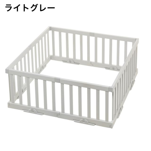 リッチェル(Richell) パーテーションにも使えるベビーサークル 8枚セット ライトグレー 柵 ベビーサークル 連結 自立 日本製 おしゃれ かわいい ベビー用品_6